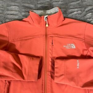 The North Face Apex Bionic Softshell Jacket Womens Medium Coral Pink Full Zip